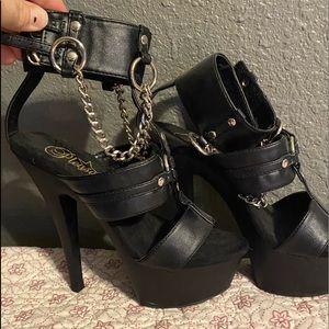 Pleaser brand heels wore once